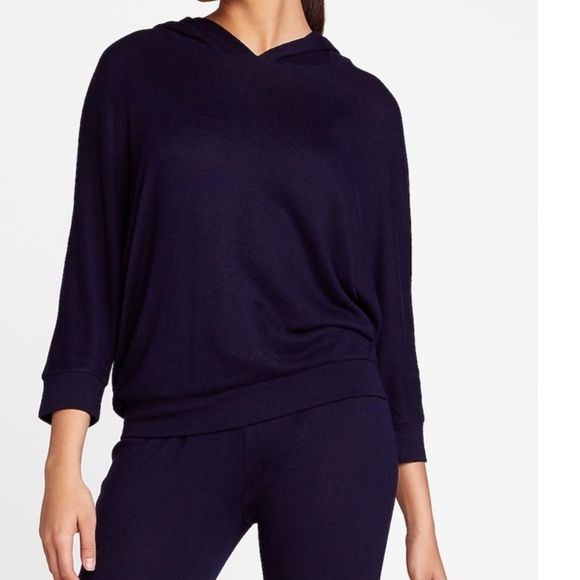 NWT BB Dakota Under The Hood Hoodie Navy Heather - Picture 2 of 11